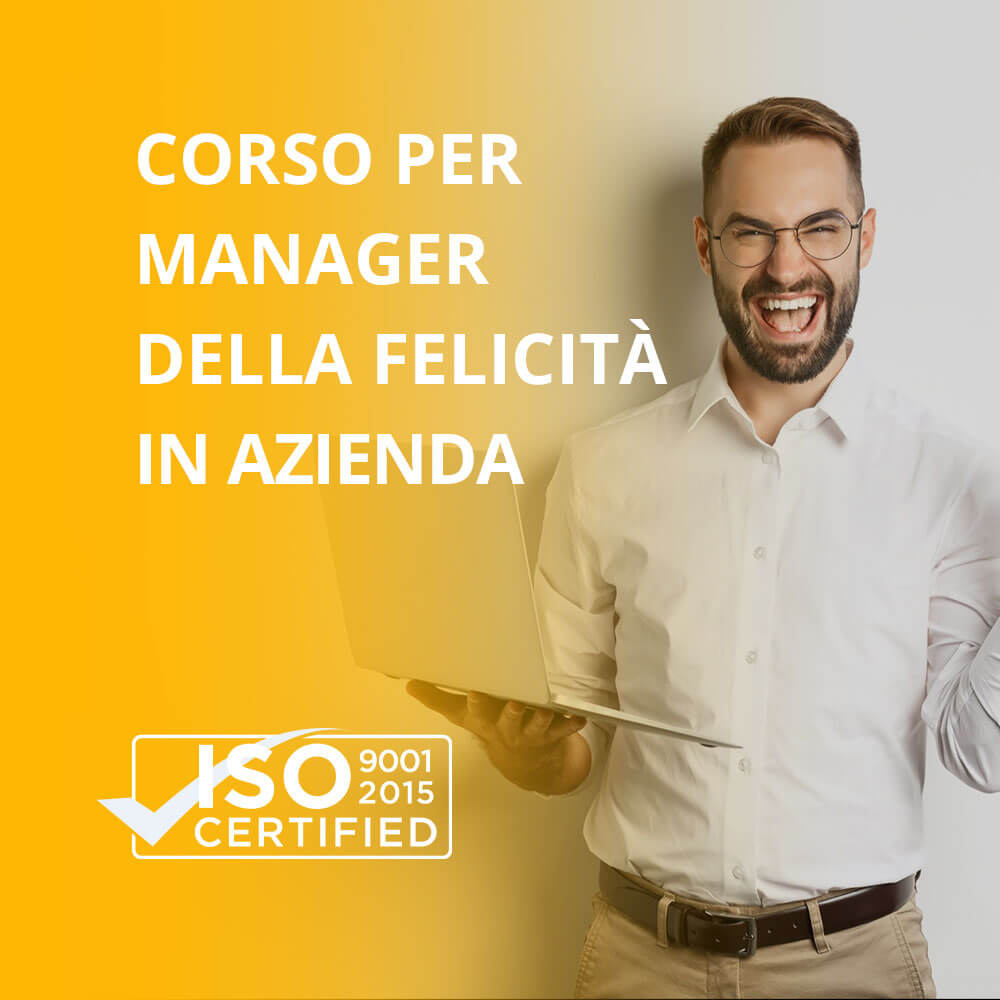 Uomo che esulta con un computer in mano