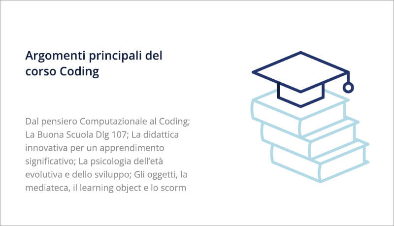 Pacchetto 4 Certificazioni informatiche argomenti principali del corso coding