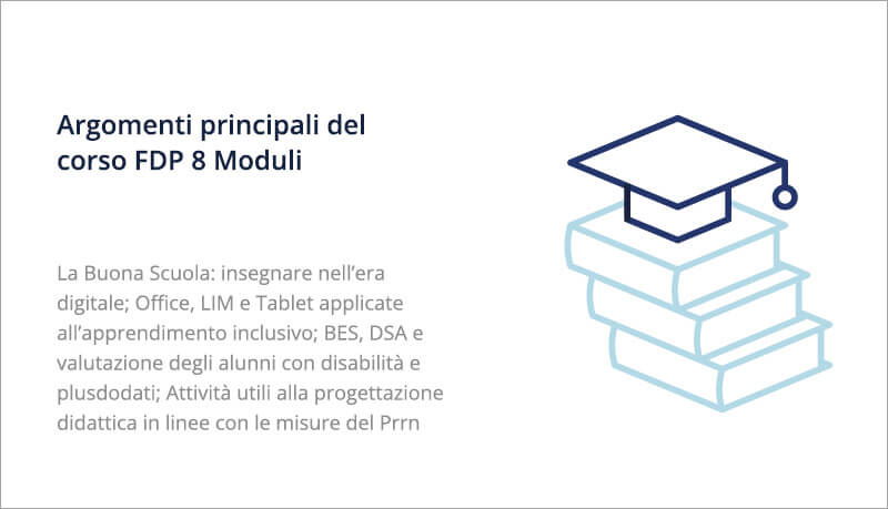 elenco argomenti della certificazione fdp 8 moduli