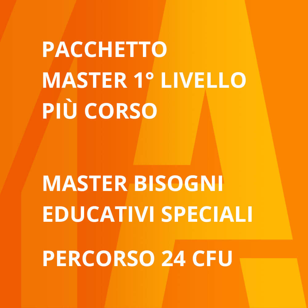 MASTER I livello in "BES"+ 24 CFU