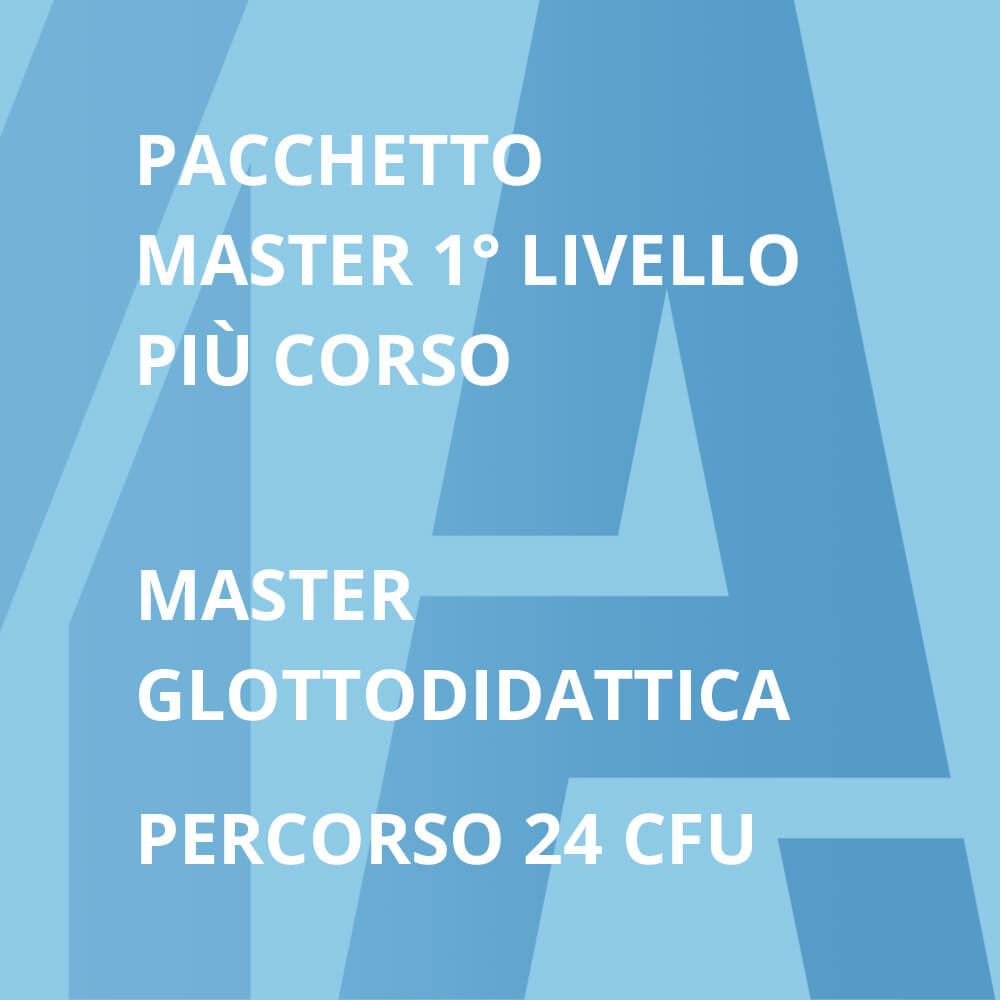 MASTER I livello "Glottodidattica Infantile" + 24 CFU