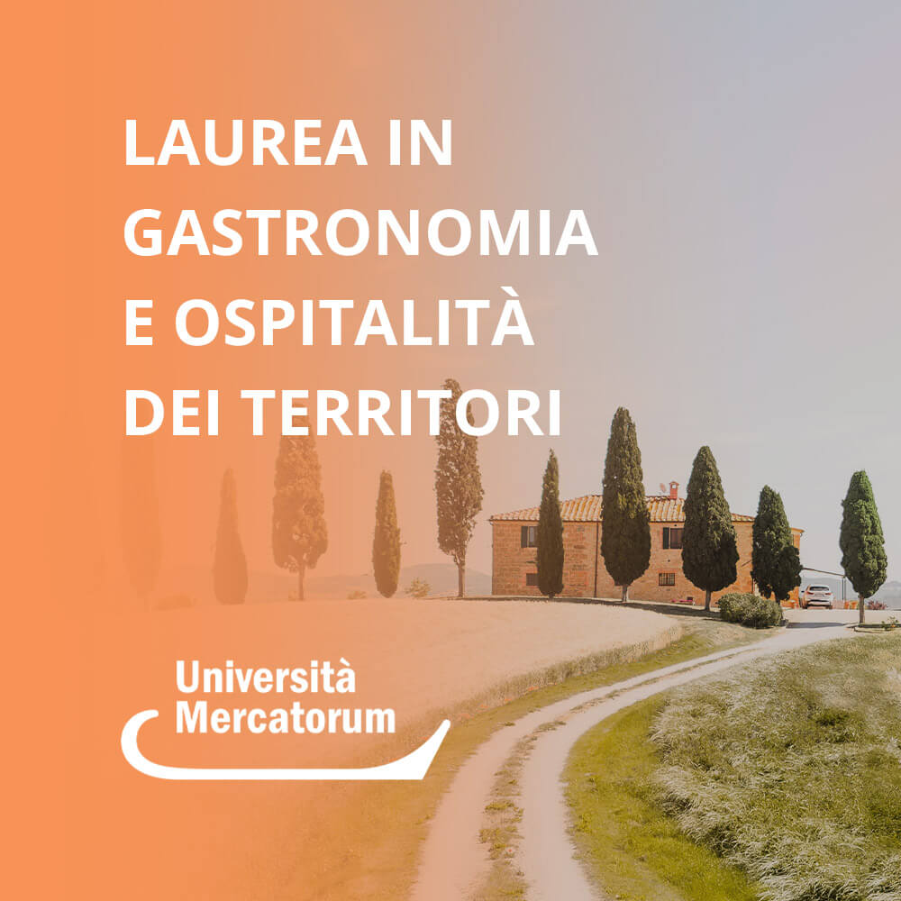 Laurea in Gastronomia, Ospitalità e Territori