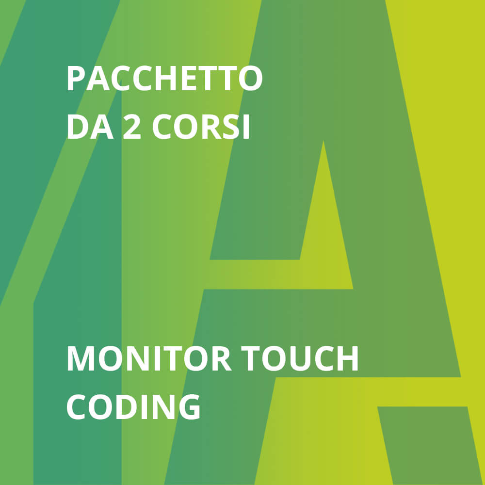Pacchetto 2 Certificazioni informatiche: Monitor Touch e Coding