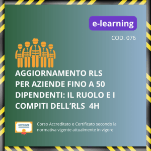 Aggiornamento RLS per aziende fino a 50 dipendenti