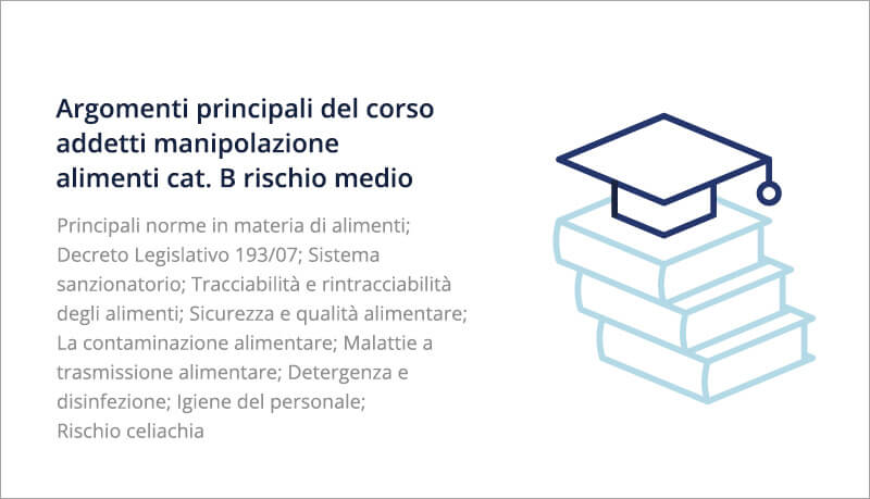 Corso Addetti Manipolazione Alimenti Categoria B Rischio Medio