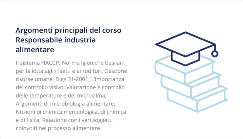 Corso di formazione Responsabile industria alimentare