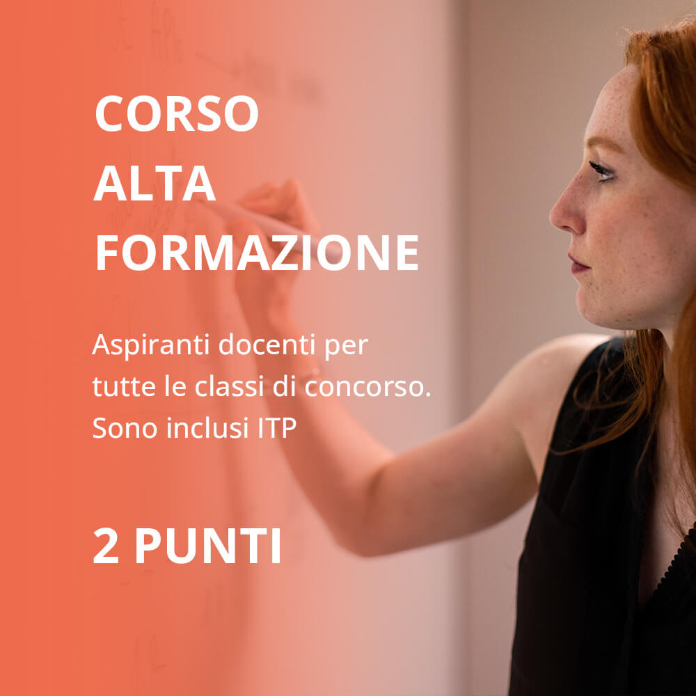 Corso Alta Formazione per Docenti 1 mese