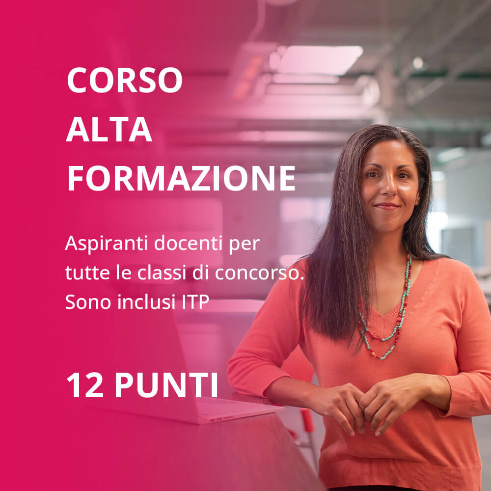 Corso Alta Formazione per Docenti 6 mesi