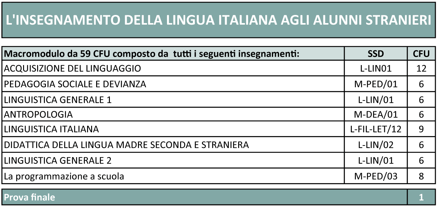 L'insegnamento della lingua italiana agli alunni stranieri