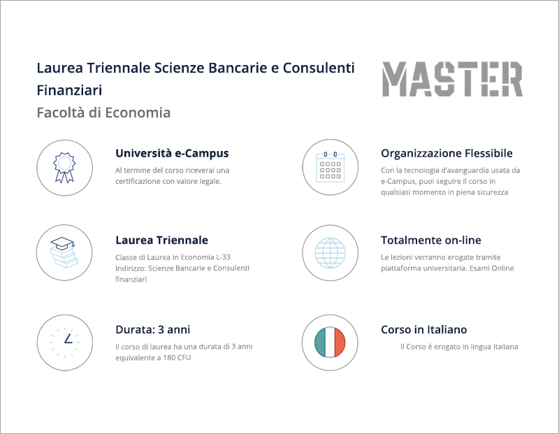 Laurea Triennale Scienze Bancarie e Consulenti Finanziari