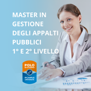 Master di I e II livello in Gestione degli appalti pubblici