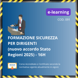 Formazione Dirigenti per la sicurezza - 16 ore