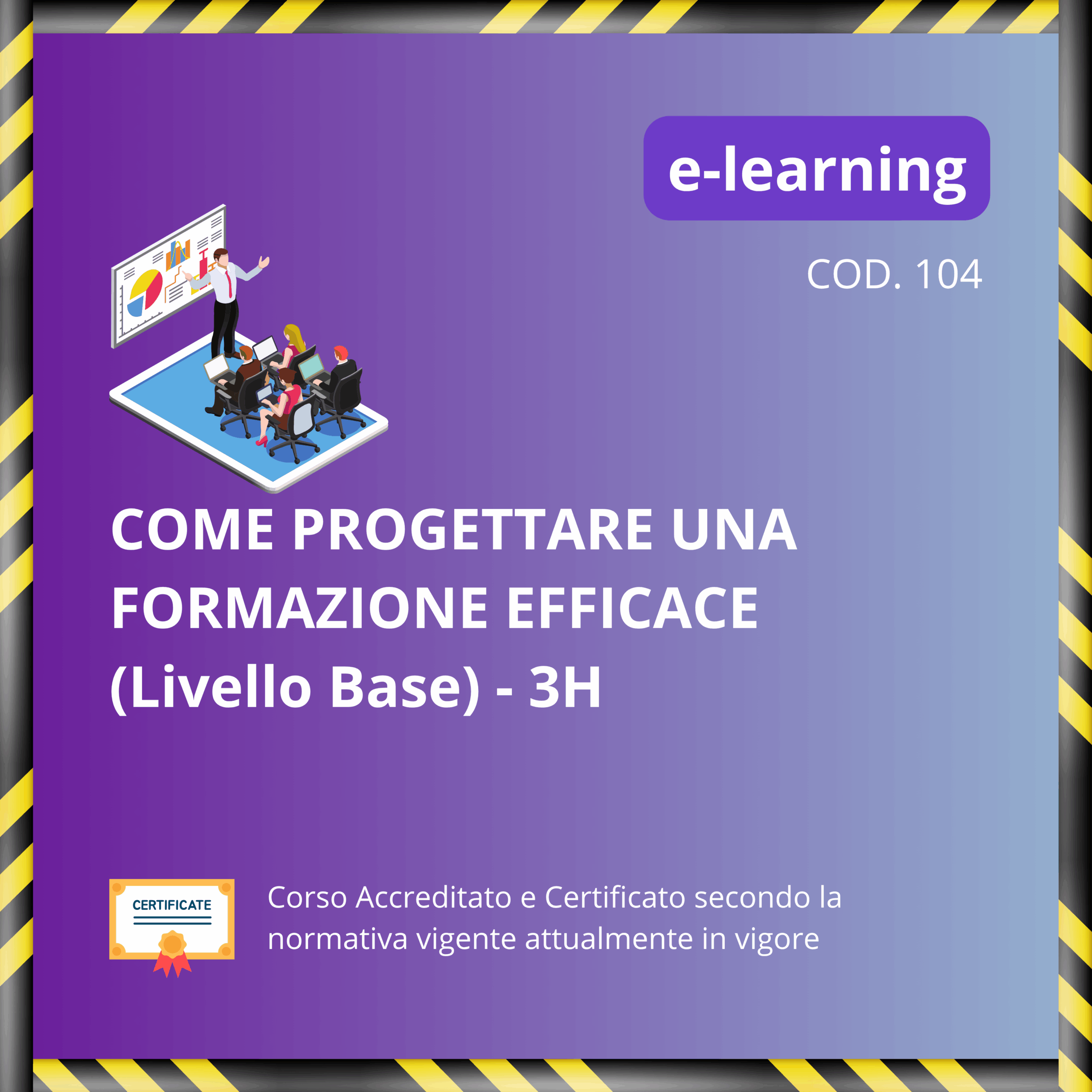 Come progettare una formazione efficace (Livello Base) - 3 ore