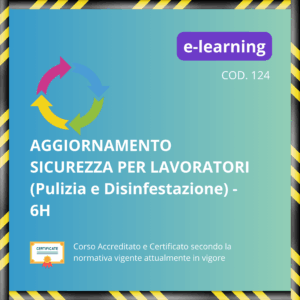 Aggiornamento Lavoratori Settore Pulizia e Disinfestazione - 6 ore