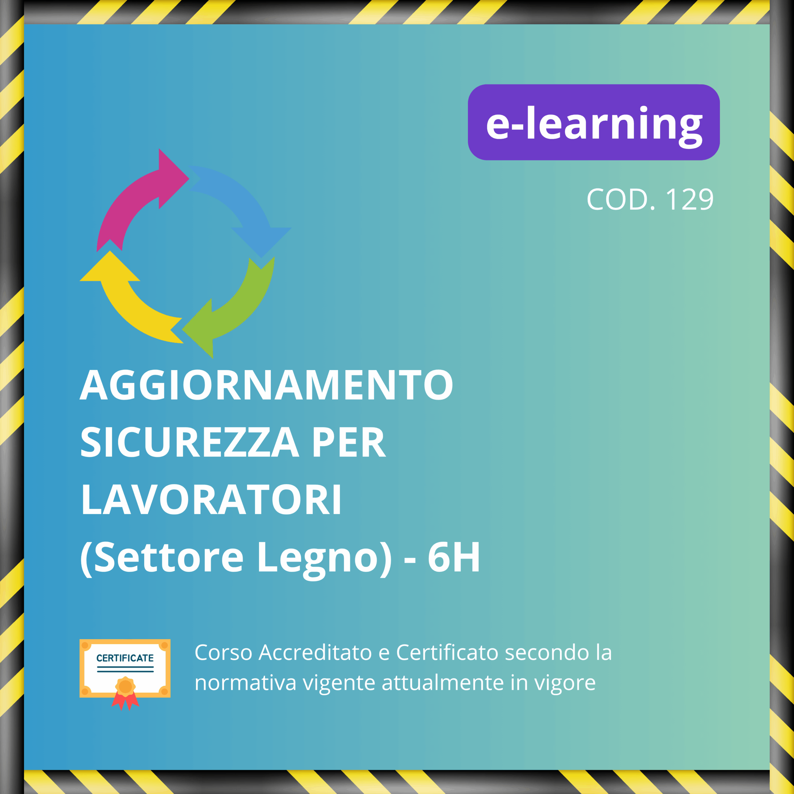 Aggiornamento Lavoratori Settore Legno - 6 ore