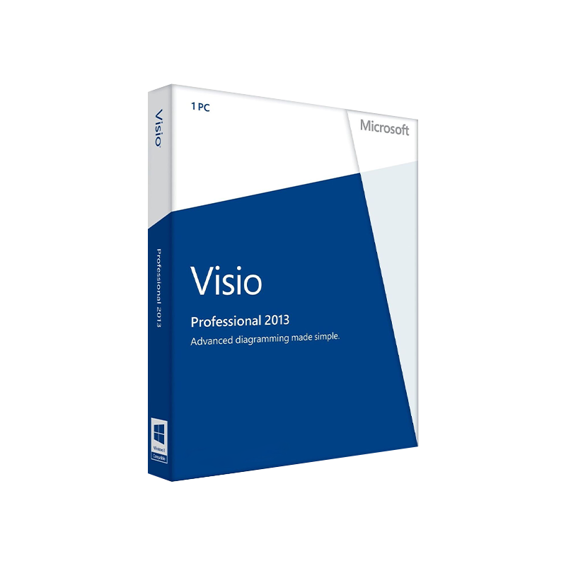 Visio 2013 Professional - Licenza Microsoft