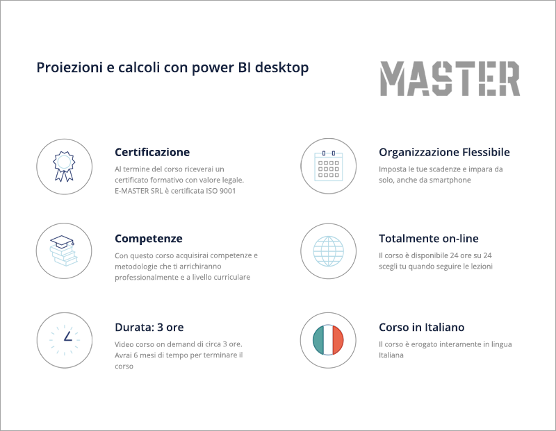 Proiezioni e calcoli con power BI desktop