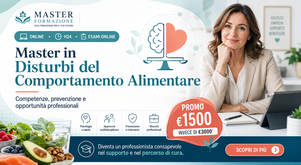 Disturbi del Comportamento Alimentare: perché oggi servono professionisti preparati, empatici e competenti