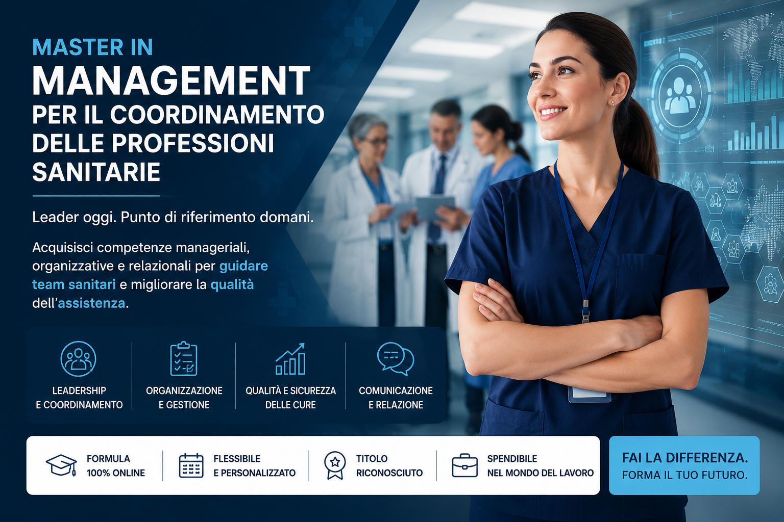 Master in Management per il Coordinamento delle Professioni Sanitarie: perché oggi è una delle specializzazioni più richieste nel settore sanitario