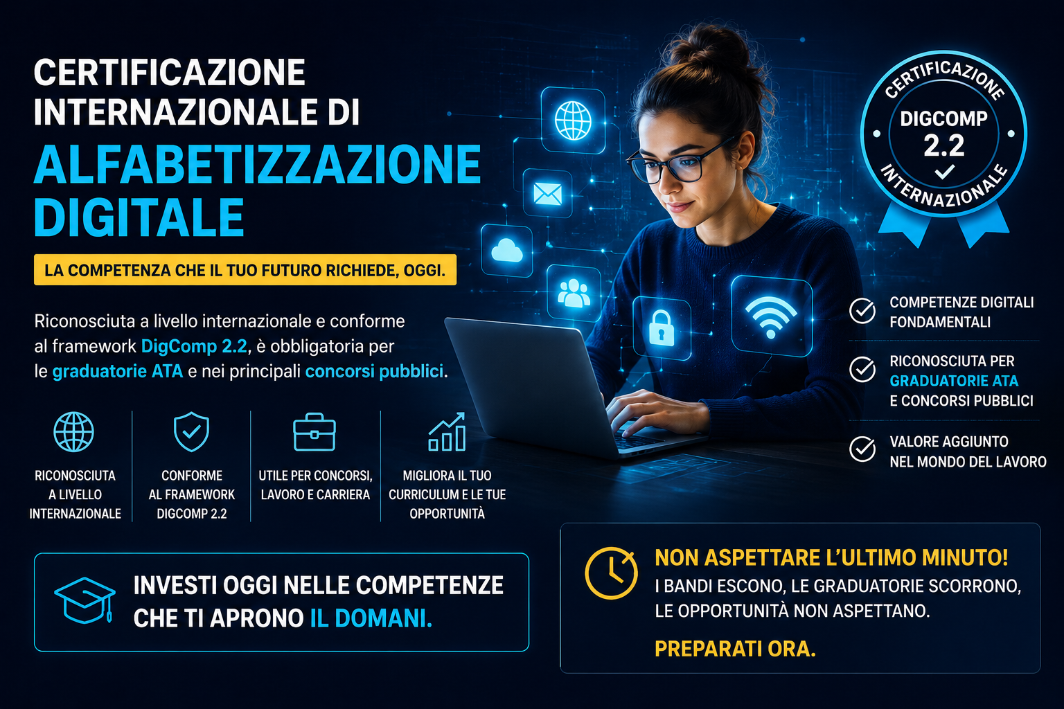Certificazione Internazionale di Alfabetizzazione Digitale: perché oggi è diventata fondamentale per concorsi, lavoro e carriera