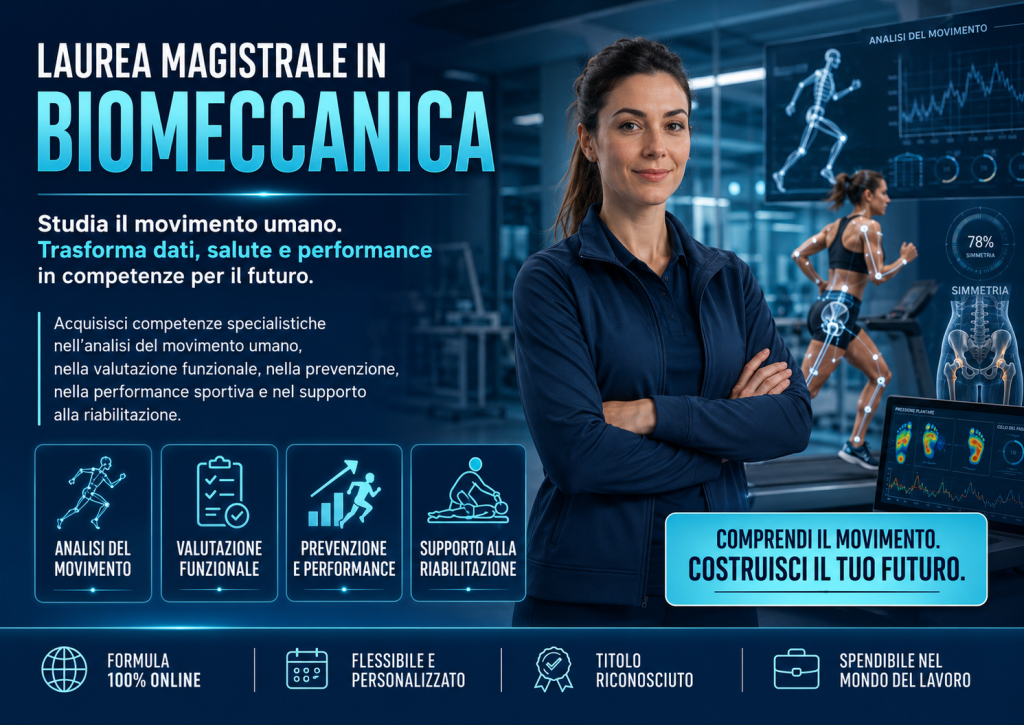 Laurea Magistrale in Biomeccanica: perché oggi studiare il movimento umano significa costruire competenze per salute, sport e futuro professionale