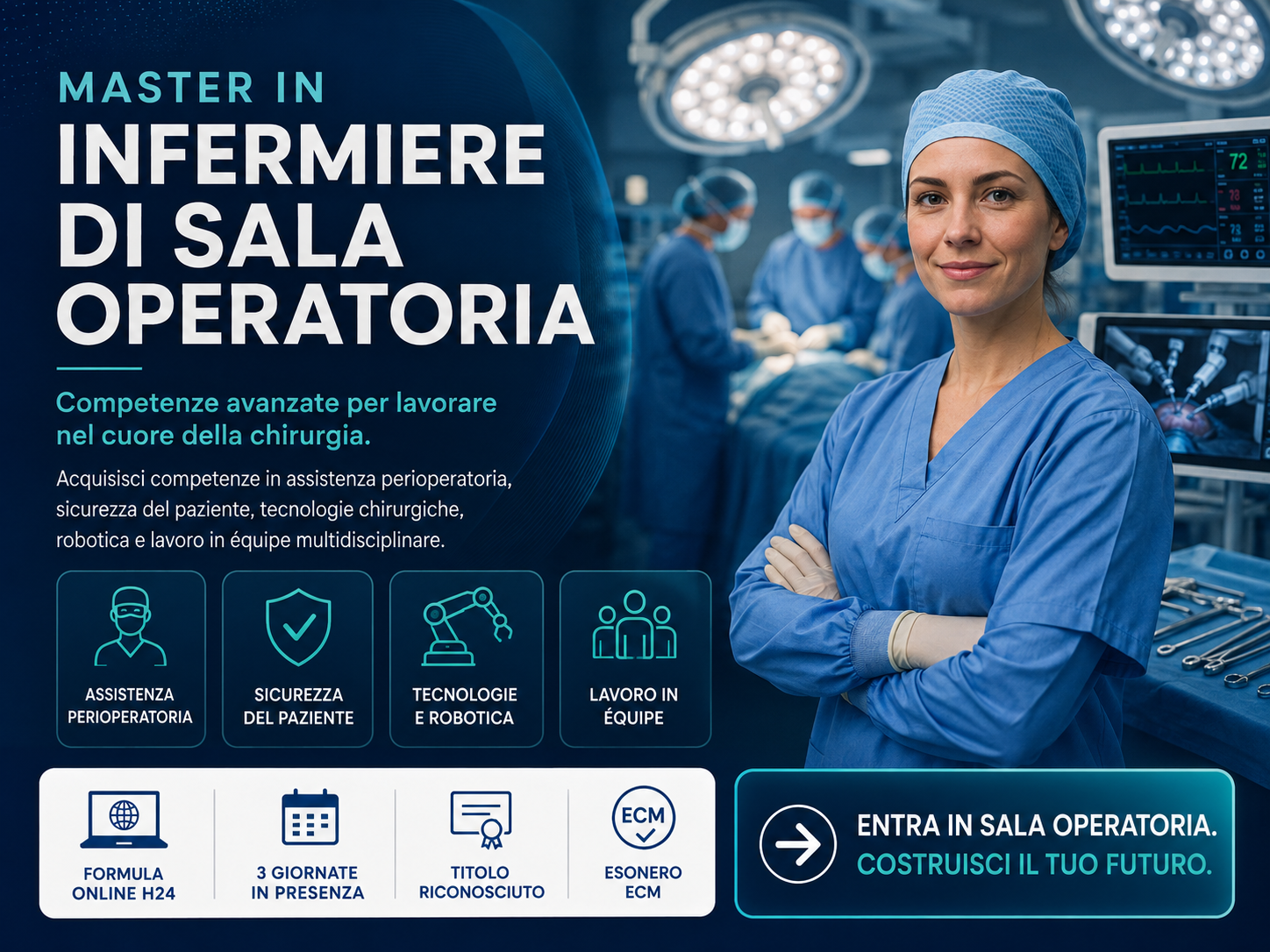 Master in Infermiere di Sala Operatoria: perché oggi la sala operatoria ha bisogno di professionisti sempre più specializzati