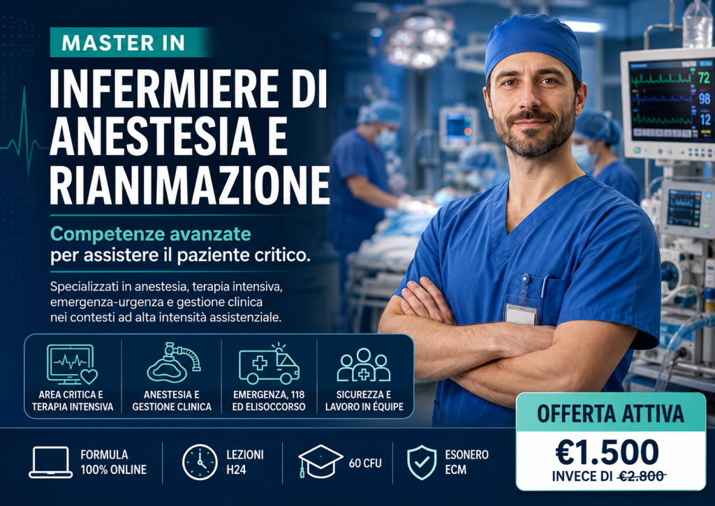 Master in Infermiere di Anestesia e Rianimazione: perché oggi servono professionisti preparati nella gestione del paziente critico