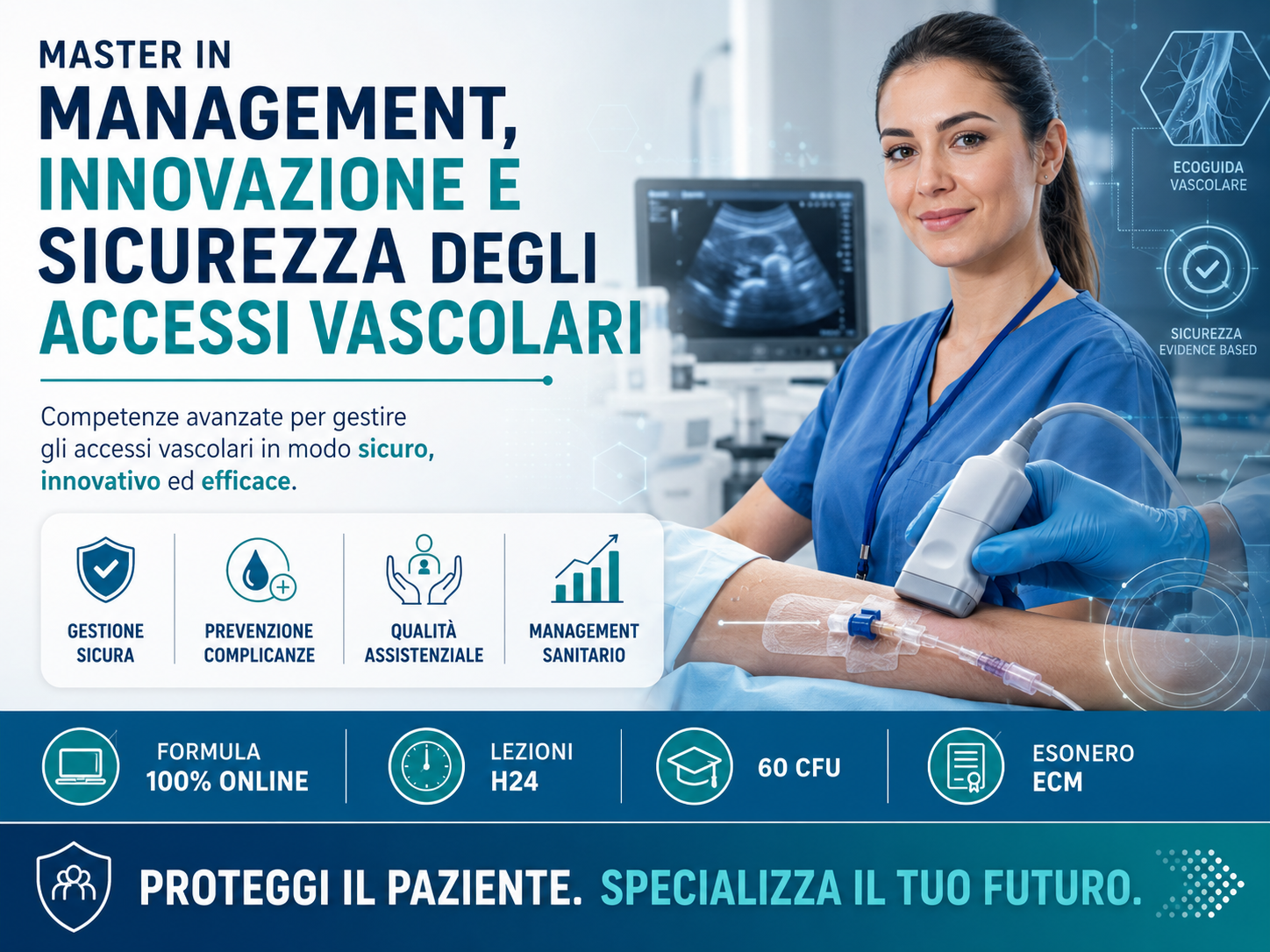 Master in Management, Innovazione e Sicurezza degli Accessi Vascolari: perché oggi servono professionisti specializzati per proteggere il paziente
