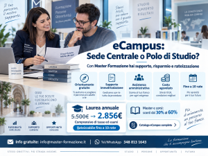 Iscriversi a eCampus dalla sede centrale o tramite Polo di Studio: quali sono le differenze e perché può convenire scegliere Master-Formazione.it