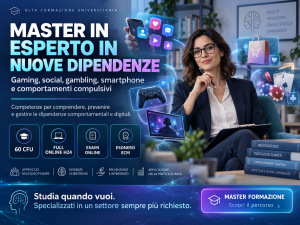 Master in Esperto in Nuove Dipendenze: perché oggi comprendere gaming, gambling, social network e comportamenti compulsivi è una competenza sempre più richiesta